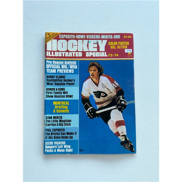 Vintage - 1974 Hockey Illustrated Magazine