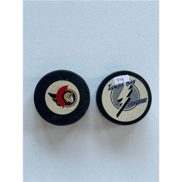 NHL Pucks (2)