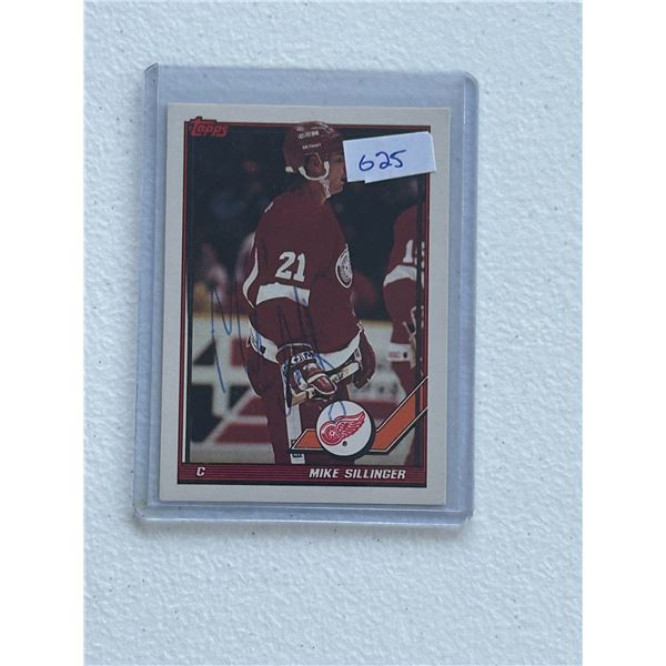 Mike Sillinger - Autographed Hockey Card