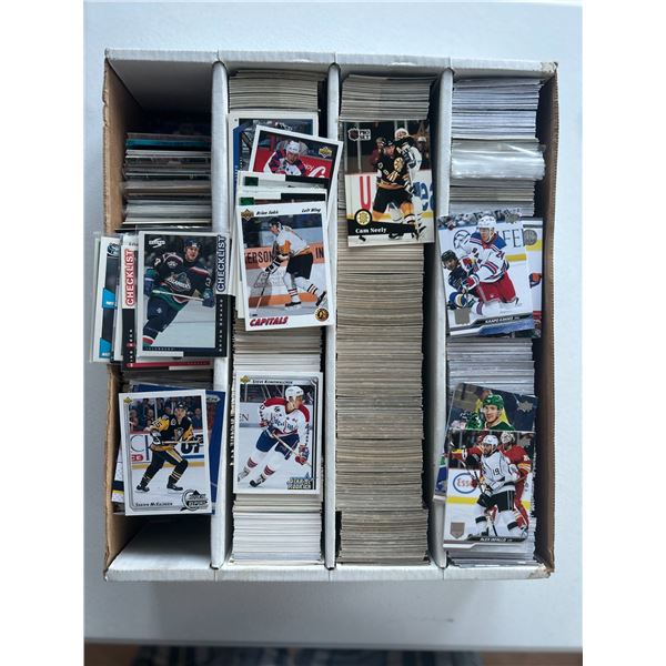 Large Box of Assorted Hockey Cards