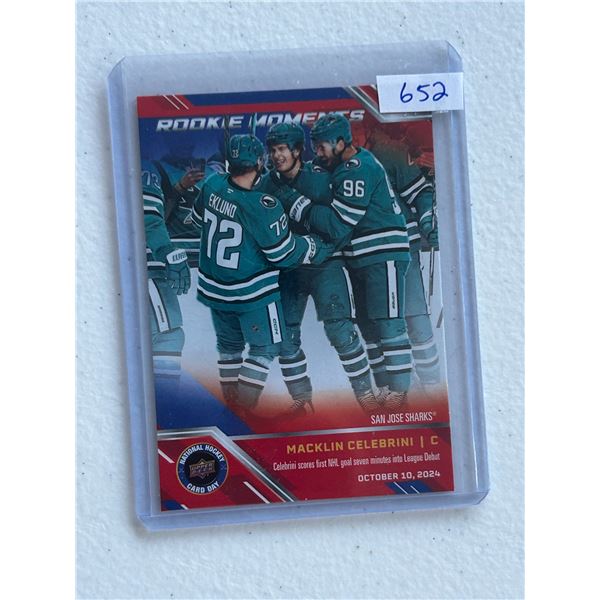 Marcklin Celebrini - Rookie Card