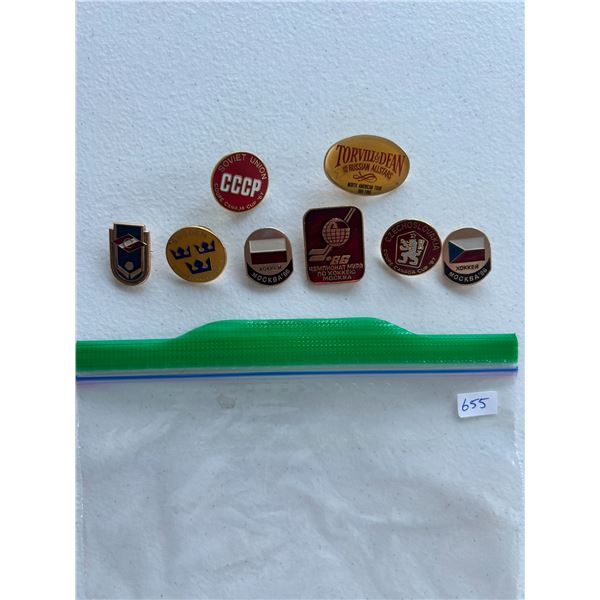 International Hockey Pins