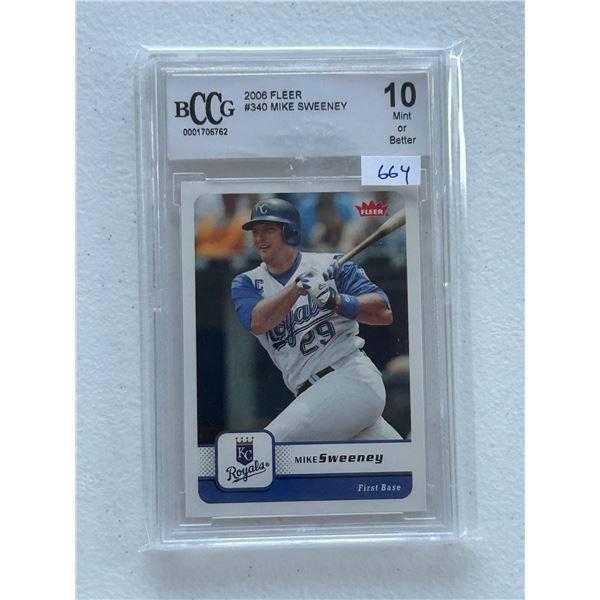 Mike Sweeney - Baseball Card - Graded Mint or Better