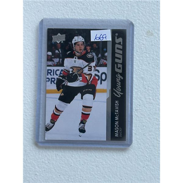 Mason McTavish - Young Guns Rookie Card