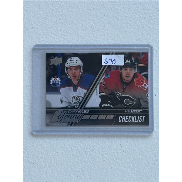 Connor McDavid - Young Guns Rookie Card Checklist