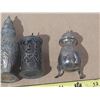 Image 4 : 6 Silver Plated Salt and Pepper.