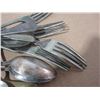 Image 4 : Lot of Mixed Silver Spoons and Forks.