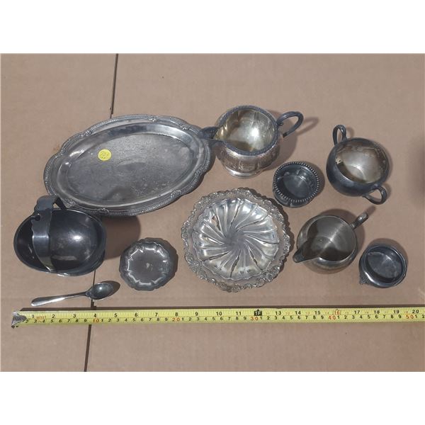 Lot of Silver Plated Items 10 Pcs.