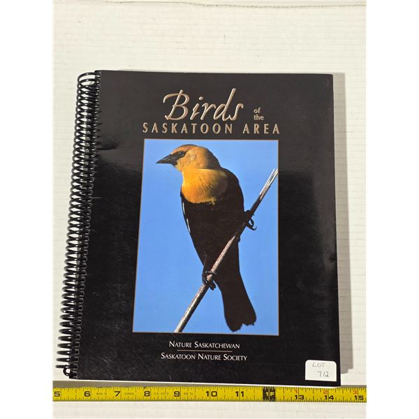 Birds of the saskatoon area book