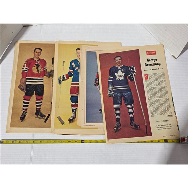 1961 hockey pictures from the standard weekend paper
