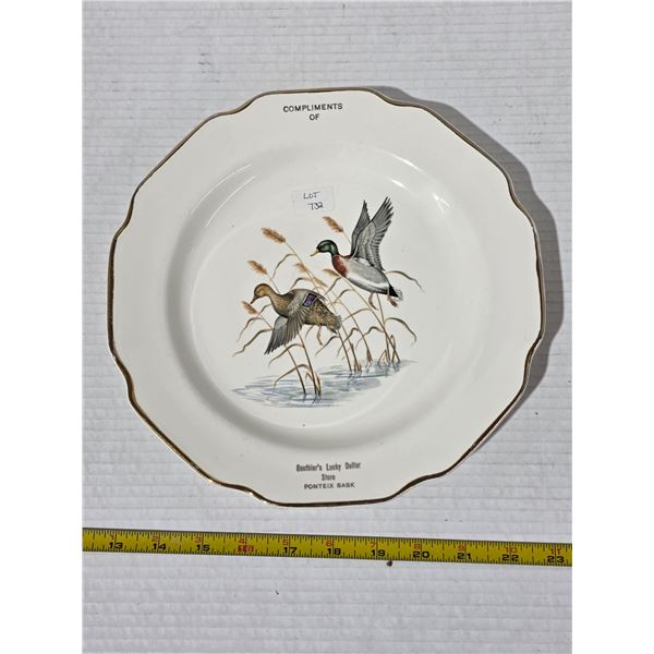 Gauthier lucky doller store decorative plate