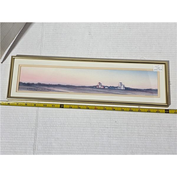 Hometown artwork by C.Tasche, swift current, 97/275- 18' by 5"