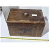 Image 1 : Wooden bread box- 15" by 10" by 9"H