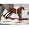 Image 1 : Vintage childs rocking horse with rockers- needs restoration