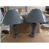 Image 1 : Pair of Gray Lamps (Works)