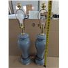 Image 3 : Pair of Gray Lamps (Works)