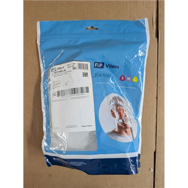 F&P VITERA Full Face Mask CPAP Therapy mask. Fits: S, M, L. Factory sealed. Never opened.