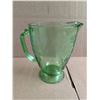 Image 1 : Depression glass pitcher. Excellent condition.