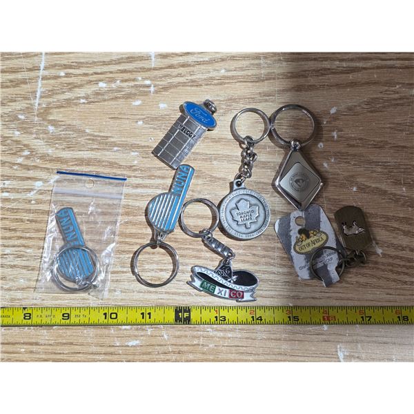 Lot of misc key chains