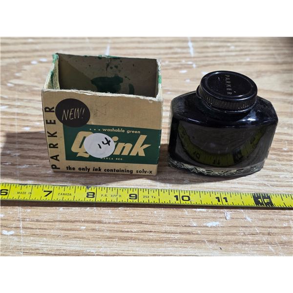 bottle of fountain pen ink