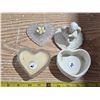 Image 2 : Heart shaped jewelry case and candle holdler with candle