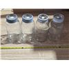 Image 1 : 4 improved 2 quart sealer jars- complete