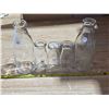 Image 1 : 5 glass milk bottles- 1 quart and 1 pint bottles