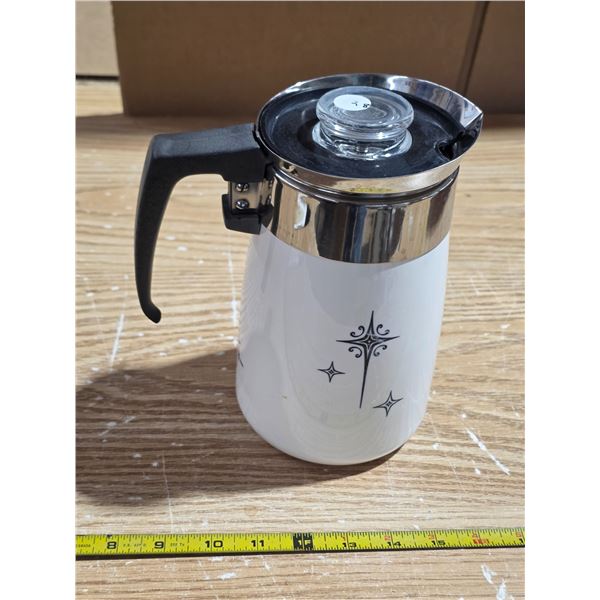6 cup corning ware coffee percolator
