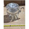 Image 1 : Pyrex coffee pot with glass stem- complete