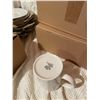 Image 3 : NIB white coffee cups and saucer's