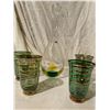 Image 1 : Green retro decanter glasses