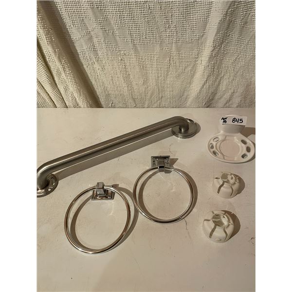 Handrail towel bars ceramic toothbrush