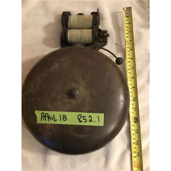 Economy fire house type wallmount bell - edwards no.77