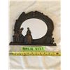 Image 2 : Heavy metal wall hanging mirror