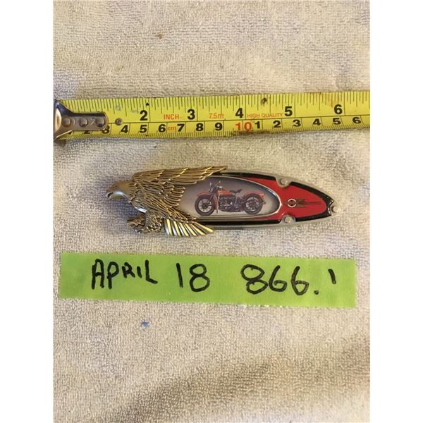 Not used harley folding knife