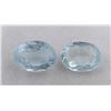 Image 1 : 9.73 ct Certified Skardu Aquamarine gemstone Pair ($6,800 Appraisal)