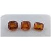 Image 1 : 6.5 ct Certified Spessartite Garnet gemstone Parcel ($6,100 Appraisal)