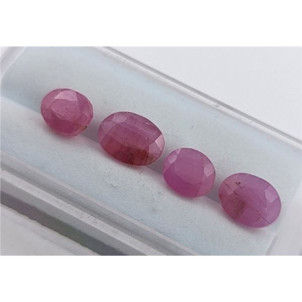 7.73 ct Certified Pink Sapphire gemstone Parcel ($9,200 Appraisal)