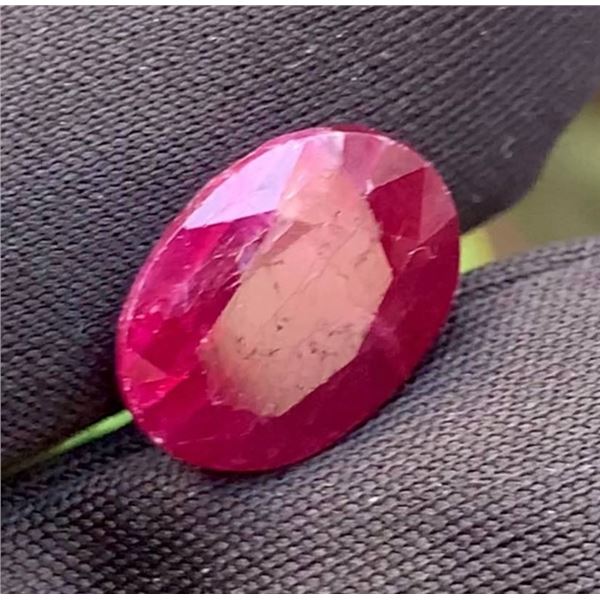 3.85 ct Certified Mozambique Ruby gemstone Unheated ($7,700 Appraisal)