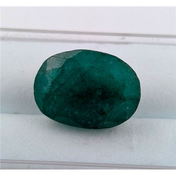 7.17 ct Certified Zambian Emerald gemstone ($10,000 Appraisal)
