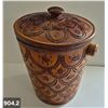 Image 2 : 904. Early Canadian hand-carved wooden storage pail