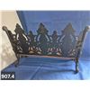 Image 4 : 907. Vintage cast iron & wood miniature park bench, heavy, 16 inches long