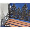 Image 6 : 907. Vintage cast iron & wood miniature park bench, heavy, 16 inches long