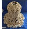 Image 4 : 922. MCM Macrame table lamp with shade