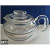 Image 1 : 927. Pyrex glass tea (hot water) pot - excellent condition, no damage