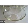 Image 2 : 928. Set of 6 Pyrex early vaseline-colored glass nappies with rings