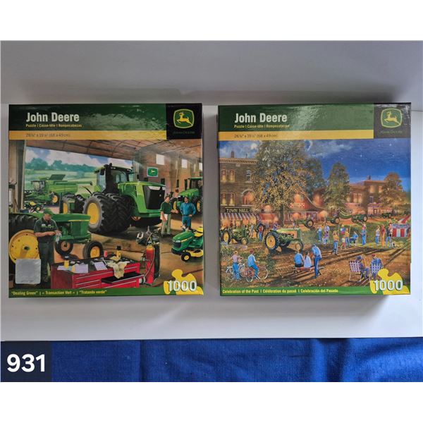931. Pair of John Deere puzzles