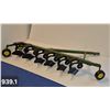 Image 1 : 939. John Deere 6-bottom plow - mint condition, from the 80s or 90s, 20 1/2 inches. (Diecast Metal)