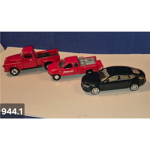 944. Group or 3 diecast vehicles