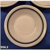Image 2 : 956. Group of 6 ironstone restaurant ware small bowls, all in barely used condition, 1 1/4 by 4 3/4 